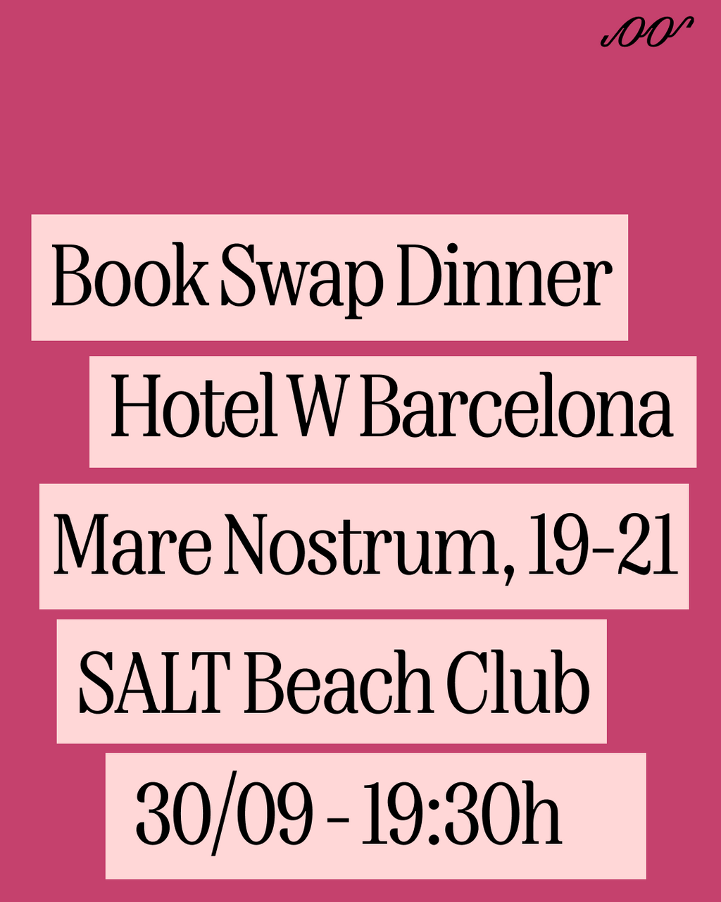 Book Swap Dinner Septiembre 2026