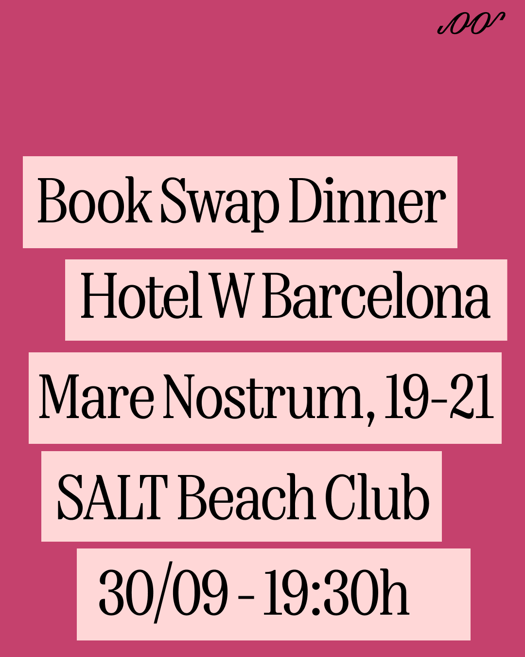 Book Swap Dinner Septiembre 2026